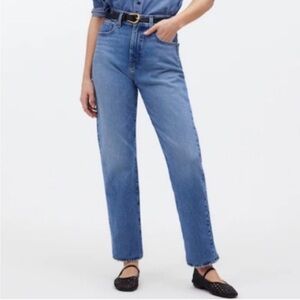 Madewell Curvy 90s Straight Crop Jean